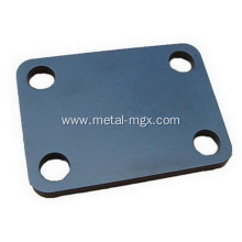 Black Powder Coated Sheet Metal Mounting Brackets